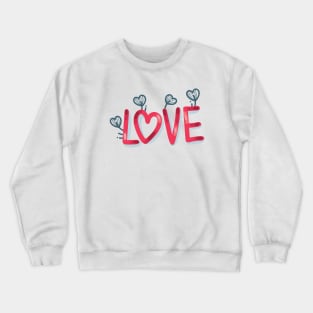 Love - Handwritten Digital Graphics GC-096 Crewneck Sweatshirt